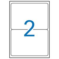 Apli Witte etiketten ft 199,6 x 144,5 mm (b x h), 200 stuks, 2 per blad (2423) - thumbnail