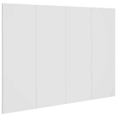 Hoofdbord 120x1,5x80 cm bewerkt hout wit
