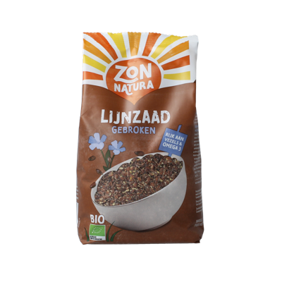 Zonnatura Lijnzaad gebroken bio 400 Gram