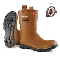 Dunlop lj2hr48fl werklaars | rigpro | gevoerd | bruin | maat 47 8713197053422 - thumbnail