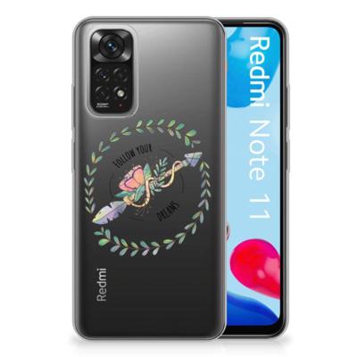 Xiaomi Redmi 10 | Redmi Note 11 4G Telefoonhoesje met Naam Boho Dreams Xiaomi Redmi 10 | Redmi Note 11 4G Telefoonhoesje met Naam Boho Dreams