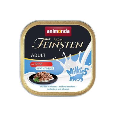 ANIMONDA Vom Feinsten Adult Milkies Beef - nat kattenvoer - 100g