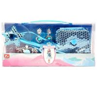 Slammer ijs princess tasje, oorbellen, tiara + stafje - thumbnail