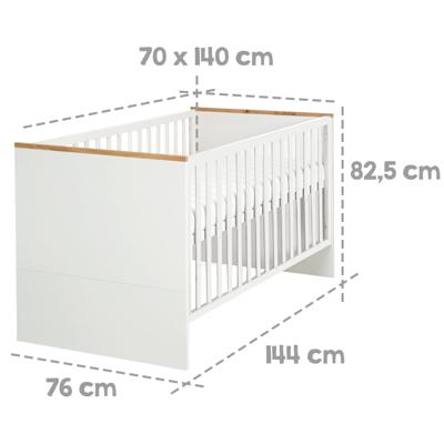 roba Kinderbed Finn 70 x 140 cm (witte poten) roba Kinderbed Finn 70 x 140 cm (witte poten)