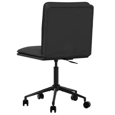 Eetkamerstoelen 2 st kunstleer zwart