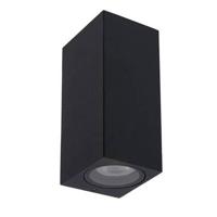 Lucide ZARO - Wandspot / Wandlamp Binnen/Buiten - 2xGU10 - IP65 - Zwart - thumbnail