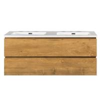 Onderkast badkamermeubel Tieme mat eiken 120x50x48cm - thumbnail