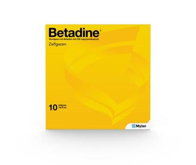Betadine Zalfgaas 10x10cm