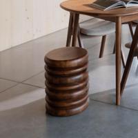 Zuiver Krukje/Bijzettafel 'Disc' Mangohout, 35cm - thumbnail