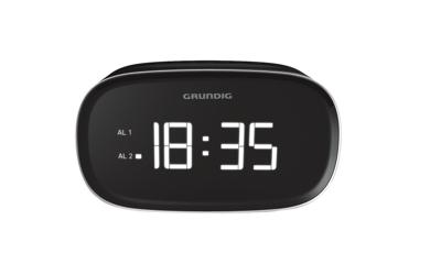 Grundig Sonoclock 3500 BT DAB+ wekker, zwart, DAB+, USB-laadfunctie, bluetooth, FM-tuner, slaapfunctie, wekfunctie