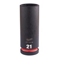 Milwaukee ShockWave™ Krachtdop 1/2" | lang | 21mm - 4932480339 - thumbnail