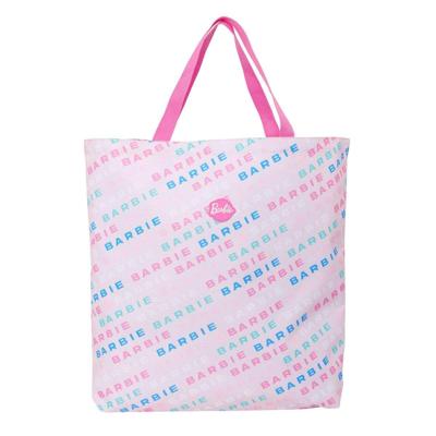 Dames handtas Barbie Logomania Licht Roze 50 x 45 x 10 cm