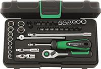 Stahlwille 40D/40TX/44KTX/32/6QR 96010120 Dopsleutelset 5 mm, 5.5 mm, 6 mm, 7 mm, 8 mm, 9 mm, 10 mm, 11 mm, 12 mm, 13 mm 1/4 (6.3 mm) - thumbnail