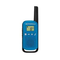 Motorola Walkie Talkie - 2 stuks - Blauw - Bereik 8 km - Handsfree - Vermogen 500 mW - thumbnail