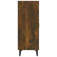 Dressoir 70x34x90 cm bewerkt hout gerookt eikenkleurig - thumbnail