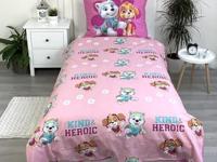 Paw Patrol dekbedovertrek Kind & heroic 140 x 200 cm - 70 x 90 cm - katoen - thumbnail