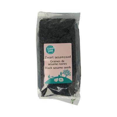 TerraSana RAW sesamzaad zwart bio 225 Gram TerraSana RAW sesamzaad zwart bio 225 Gram