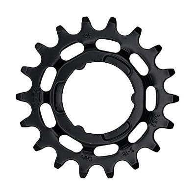 KMC tandwiel shimano narrow 18t achter zwart