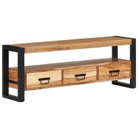 Tv-meubel 120x30x45 cm massief acaciahout - thumbnail