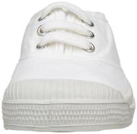 Katoenen tennisschoenen voor kinderen met vetersluiting BENSIMON® wit - thumbnail
