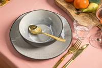 Cookinglife Serviesset Nola Warm Grey - 18-delig / 6 personen - 6 dinerborden, 6 ontbijtborden en 6 kommen - thumbnail