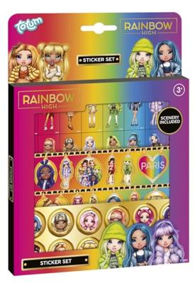 Totum rainbow high stickerset
