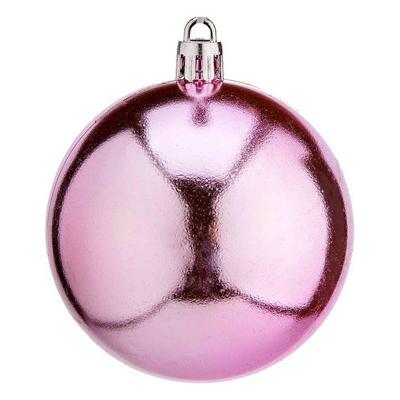 Kerstballen Ø 7 cm 12 Stuks Roze Plastic