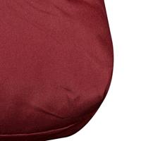 VidaXL Rugkussen gestoffeerd 120x40x10 cm wijnrood - thumbnail