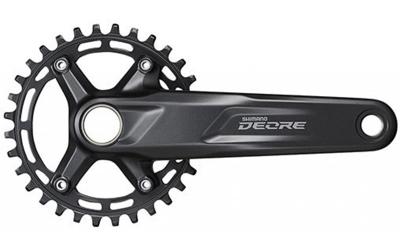 Shimano crankstel 10/11-speed deore fc-m5100-1 30 tands 175 mm zwart