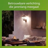 Wandlamp Philips kinno Zwart 25 W Aluminium E27 - thumbnail