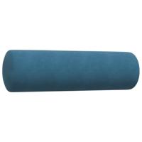 4-delige Loungeset met kussens en bolsters fluweel blauw - thumbnail