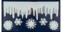 Raamsticker sneeuwvlok 44,5 cm | 48 stuks - thumbnail