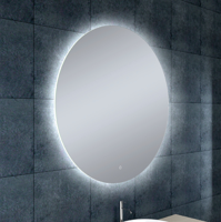 Wiesbaden Soul spiegel rond met LED, dimbaar en spiegelverwarming 100 cm - thumbnail