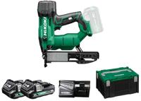 Hikoki N1804DA WXZ Accu nietmachine 18V / 12-40 mm | inclusief 2x 2.0 Ah accu en lader | in HSC III - N1804DAWXZ - thumbnail