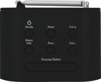 TechniSat TECHNIRADIO 40 Wekkerradio DAB+, VHF (FM) Acculaadfunctie Zwart - thumbnail