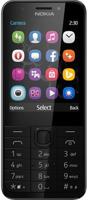 Nokia 230 alle dragers, smartphone (7,11 cm (2,8 inch), 16 MB, 2 megapixel, besturingssysteem Series 30+, Dual Sim) dark silver - thumbnail