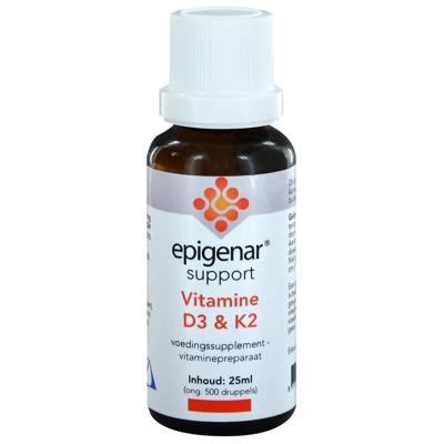 Epigenar Support Vitamine D3 en K2 Druppels 25ml Epigenar Support Vitamine D3 en K2 Druppels 25ml