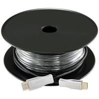 SpeaKa Professional SP-9019352 HDMI-kabel HDMI Aansluitkabel HDMI-A-stekker, HDMI-A-stekker 30.00 m Zwart 4K UHD, Afgeschermd - thumbnail