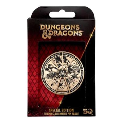 Dungeons & Dragons Pin Badge Alignment Spinner Coloured Limited Edition Dungeons & Dragons Pin Badge Alignment Spinner Coloured Limited Edition