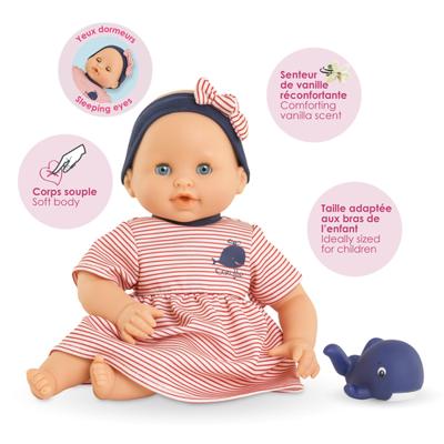 Corolle badpop calypso - walvis, 30cm - thumbnail