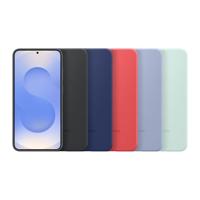 Samsung Silicone Silicon Case Samsung Galaxy S25+ Lichtblauw Stootbestendig - thumbnail