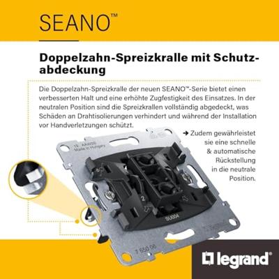 Legrand 765051 Kamerthermostaat Meerdere kleuren 1 stuk(s) - thumbnail