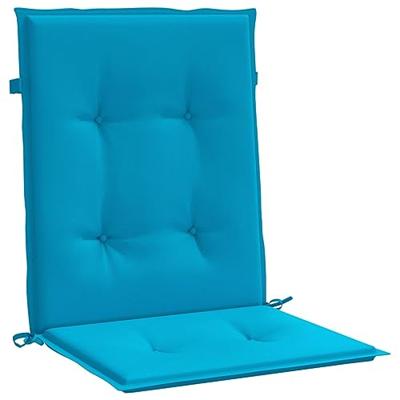 Tuinstoelkussens 6 st 100x50x3 cm oxford stof blauw