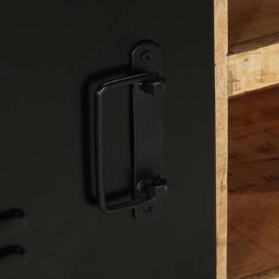 Tv-meubel 80x30x40 cm massief ruw mangohout