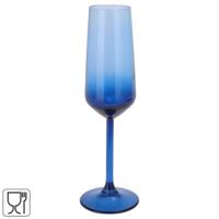 Champagneglas glas blauw 195 ml | 12 stuks - thumbnail