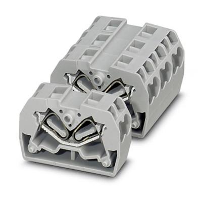 Phoenix Contact 3249198 Doorgangsklem 10.4 mm Spanveer Grijs 50 stuk(s)