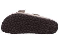 BIRKENSTOCK - Arizona slippers taupe Suede Unisex - thumbnail