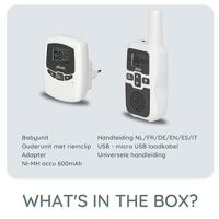 Alecto DBX-80 Babyfoon Wit/Grijs - thumbnail