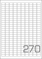 A4 etiketten 17,8 x 10 mm wit 100 vel Sorex - thumbnail