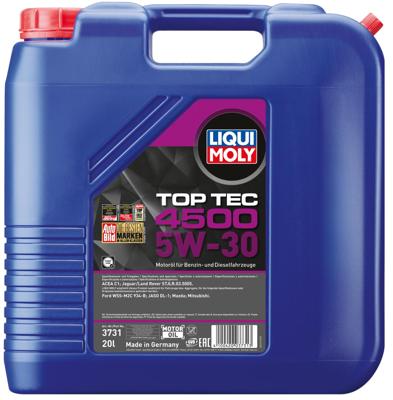 LIQUI MOLY motorolie "top tec 4500". oil toptec4500 5w-30 20l